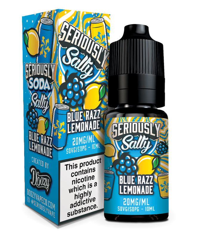 Blue  Razz Lemonade Soda Salt